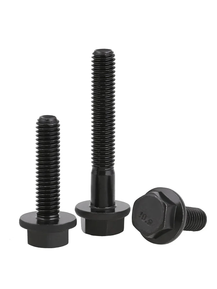 Hex Flange Bolts M6–M16 Grade 10.9 Carbon Steel Black Hex Flange Bolts Richie's