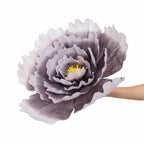 50cm Large Artificial Peony Flower Head – Silk Faux Bloom Decor Artificial Flower Decor Richie's Grey
