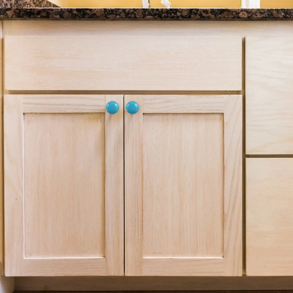 8-Pack Brown Wood Drawer Knobs – Retro Cabinet Pulls Cabinet Drawer Knobs Richie's