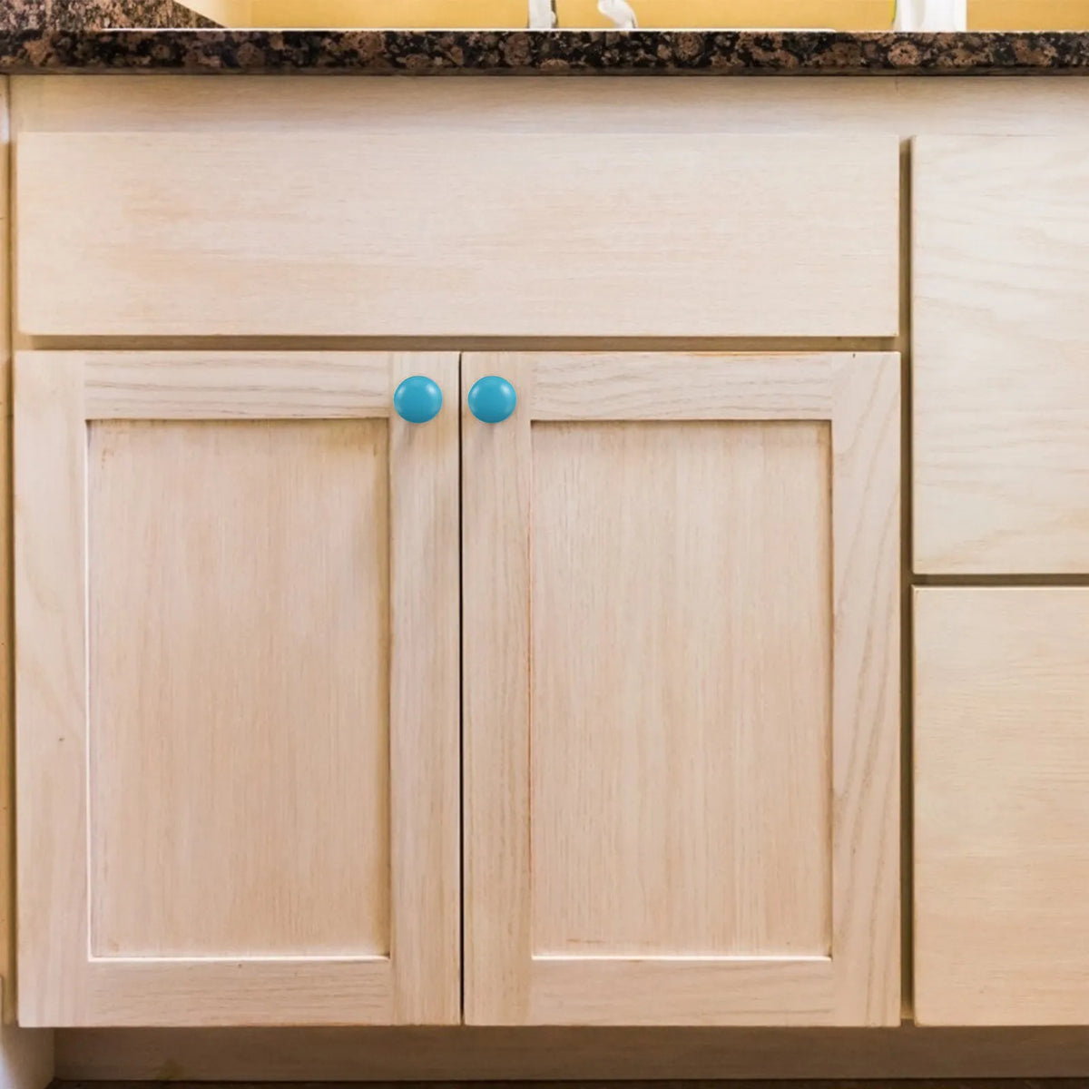 8-Pack Brown Wood Drawer Knobs – Retro Cabinet Pulls Cabinet Drawer Knobs Richie's