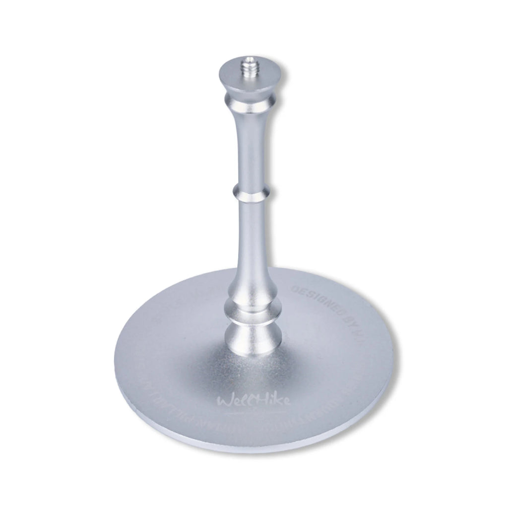 Aluminum Camping Lamp Holder 1/4" Thread Dismountable Light Stand Camping Lamp Holder Richie's Silver