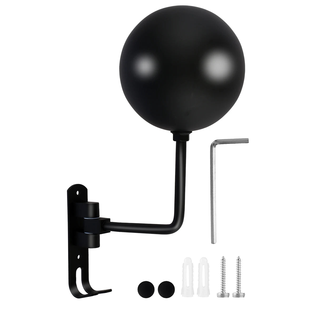 Wall Mount Motorcycle Helmet Holder 180° Dual-Ball Rack 2PCS Helmet Wall Rack Richie's 1PC Single-Ball Rack