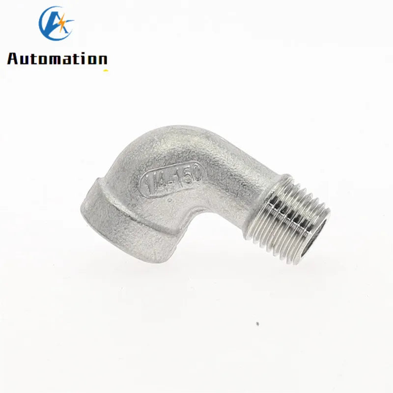 SS304 BSPT 90° Street Elbow Pipe Fitting Female x Male 1/8"–3/4" Pipe Elbow Fitting Richie's