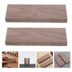 Natural Wood Knife Handle Scales – 2Pcs DIY Replacement Blanks Knife Handle Blanks Richie's Default Title