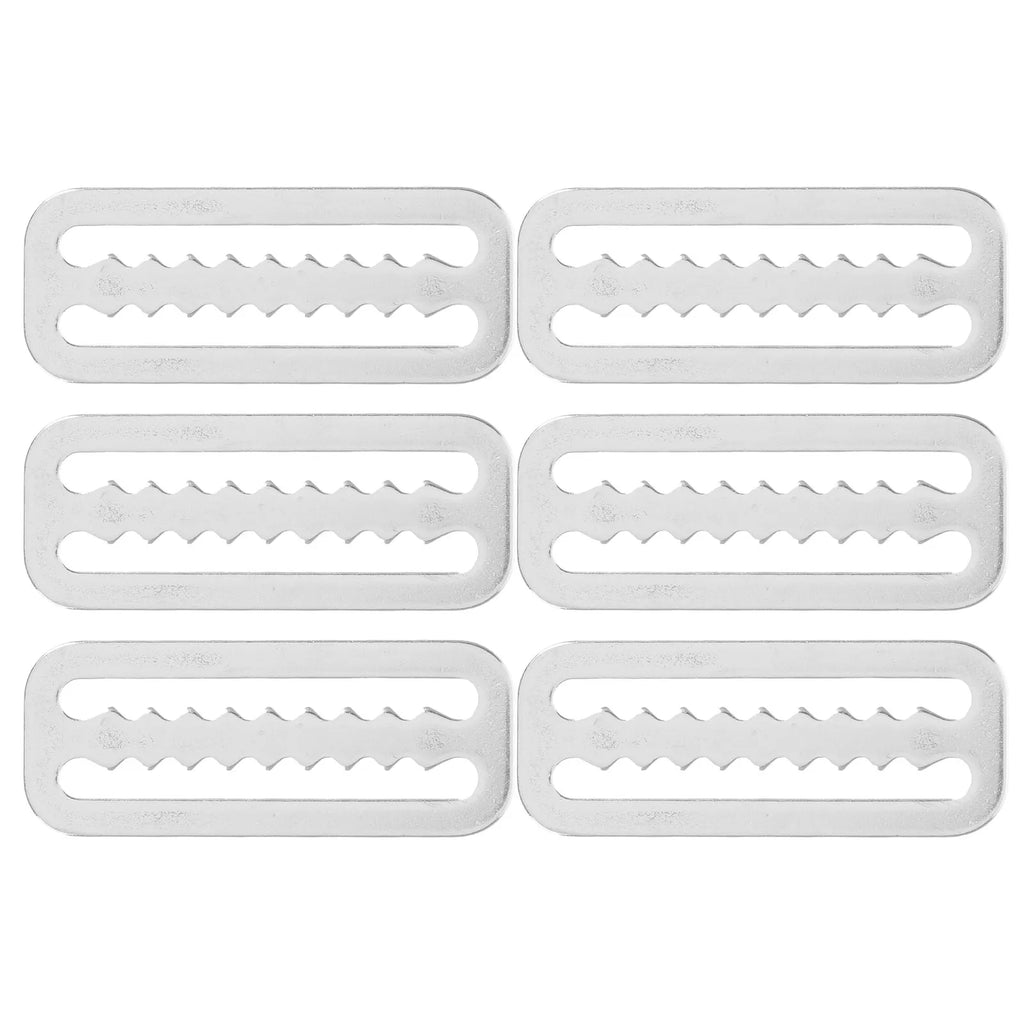 6Pcs Stainless Steel Scuba Diving Weight Belt Buckle Keepers Dive Belt Buckle Richie's