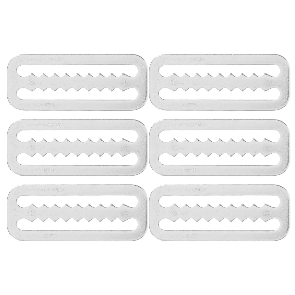 6Pcs Stainless Steel Scuba Diving Weight Belt Buckle Keepers Dive Belt Buckle Richie's