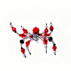 Beaded Spider Hanging Ornament – Crystal Faceted Halloween Décor Halloween Hanging Ornament Richie's Style4