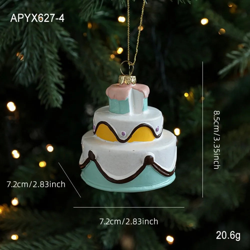 Macaron Christmas Tree Ornaments – Cute DIY Plastic Pendants Christmas Ornaments Richie's 1