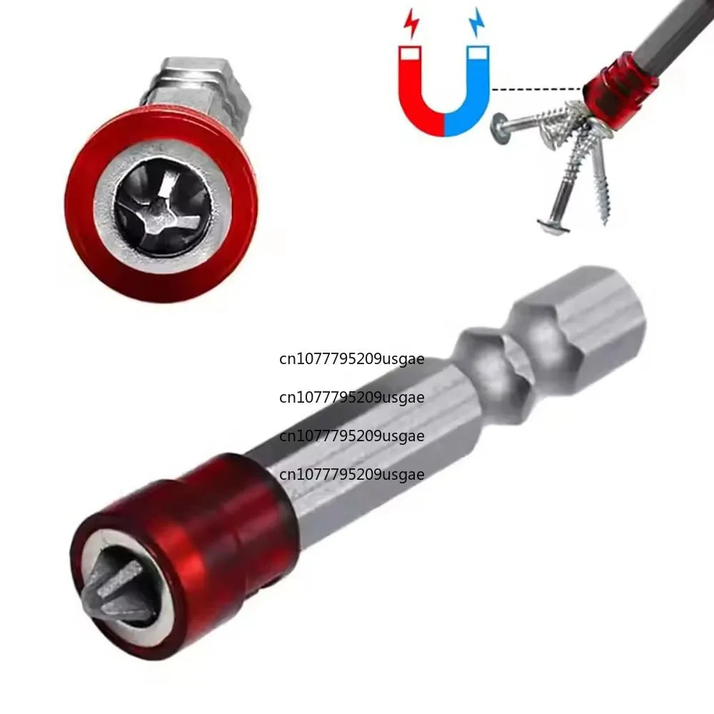 Magnetic PH2 Screwdriver Bits 1/4" Hex Shank with Depth Stop Ring Screwdriver Bit Set Richie's