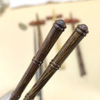 Retro Wooden Chopsticks Japanese Style Sushi Pointed Tips Pair Wooden Chopsticks Richie's C