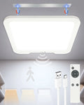 Rechargeable Dimmable LED Ceiling Light – Motion Sensor & Remote LED Ceiling Light Richie's White