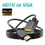 HDMI to VGA Cable Adapter 1080P 60Hz – Digital to Analog HDMI to VGA Cable Richie's