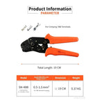 SN-48B Crimping Pliers for Car Terminals 0.5–1.5mm² Wire Tool Crimping Pliers Richie's