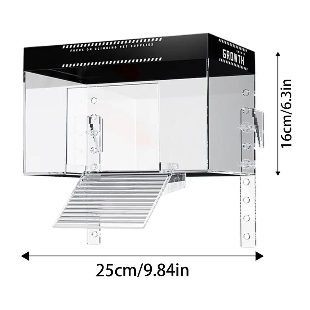 Turtle Tank Basking Dock with Anti-Slip Ramp – 2 Sizes Reptile Basking Dock Richie's with sunlight Medium