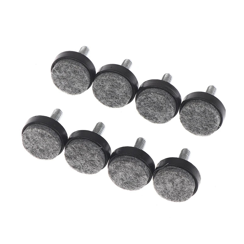Adjustable Felt Furniture Leg Pads | M6 M8 Anti-Slip Screw Feet Furniture Leg Pads Richie's 8Pcs M6x20x20