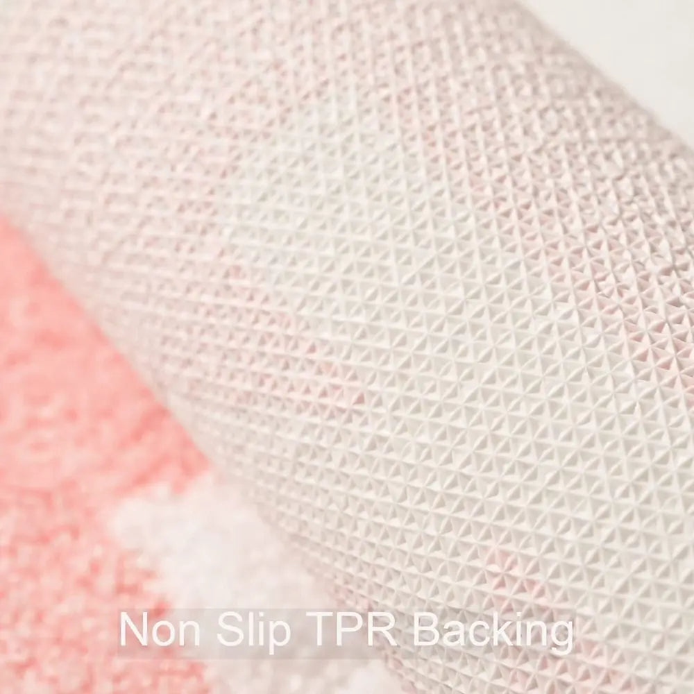 Funny Get Naked Bath Mat – Pink Non-Slip Plush Bathroom Rug Bath Mat Rug Richie's