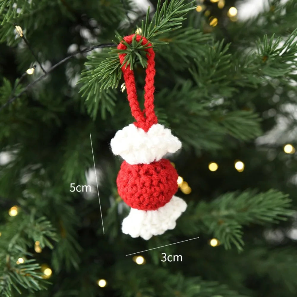 Handmade Woolen Christmas Ornaments – Santa, Elk & Tree Pendants Christmas Ornament Richie's E