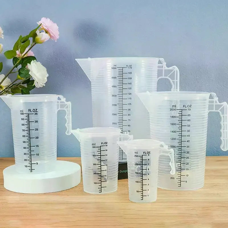 Food Grade Plastic Measuring Cups 500ml–5000ml | Kitchen Measuring Cup Richie's