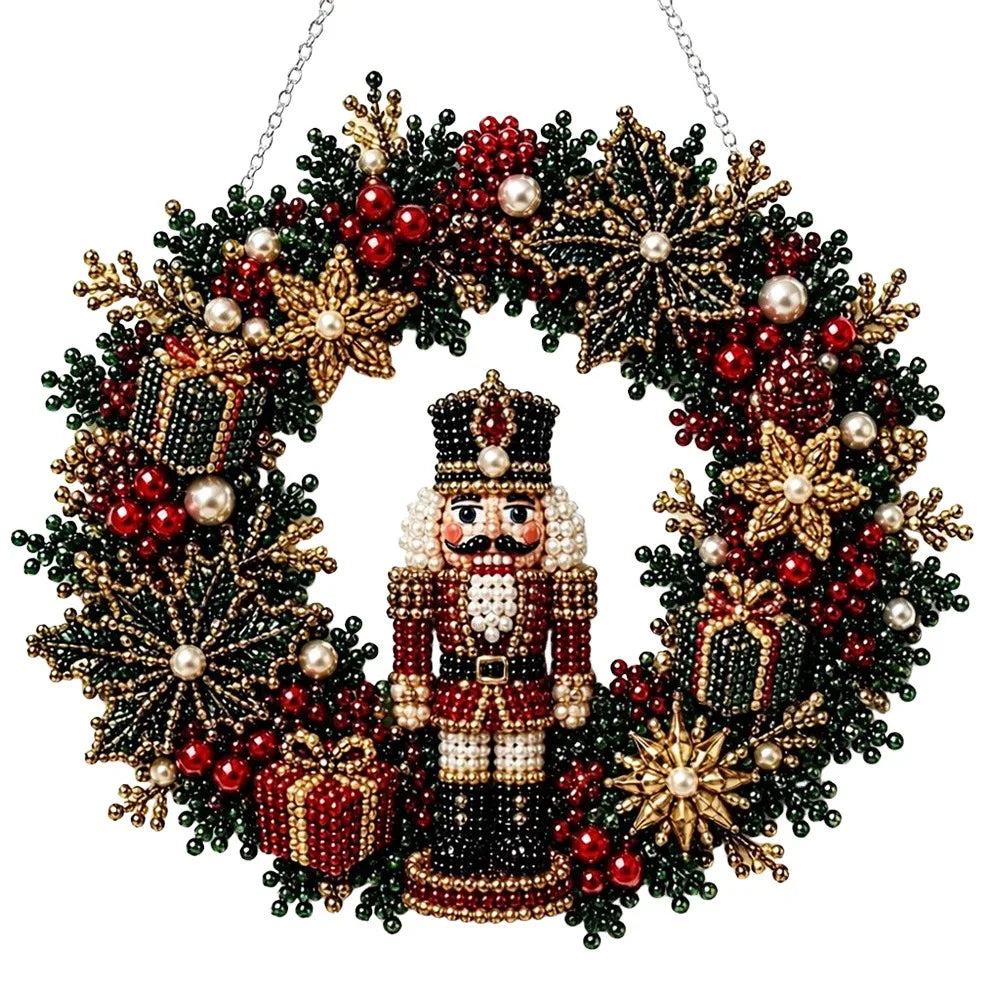Christmas Diamond Art Suncatcher – Acrylic Pearl Window Hanging Christmas Suncatcher Richie's 5 25cm