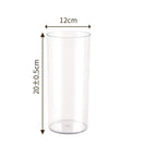 Nordic Acrylic Flower Vase – Modern Transparent Home Décor Decorative Flower Vase Richie's 12-20cm