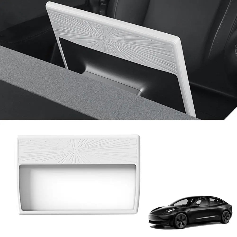 Tesla Model 3 & Y Silicone Screen Edge Protector Frame 2025 Car Screen Protector Richie's White