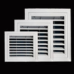 Aluminum Square Air Vent Grille with Mesh – White, 6 Sizes Air Vent Grille Richie's