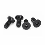 25Pcs 6#-32 UNC Torx Countersunk Cap Screws Black Grade 10.9 Machine Screws Richie's