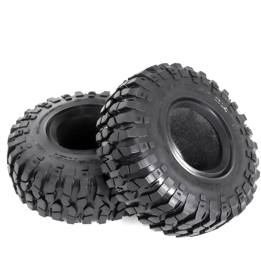 4PCS 1.9" Rubber Tires for 1/10 RC Rock Crawler Truck RC Crawler Tires Richie's