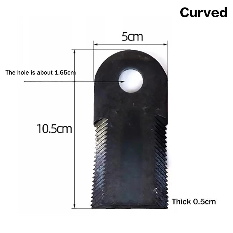 Heavy Duty Grass Shredder Hammer Blade – Straw Machine Accessory Shredder Blade Richie's A3