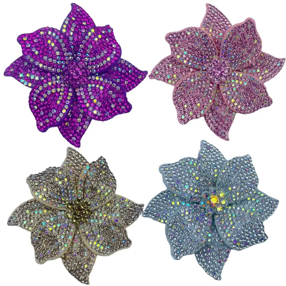 3D Rhinestone Flower Brooch Patch – DIY Sewing Embellishment Rhinestone Flower Brooch Richie's