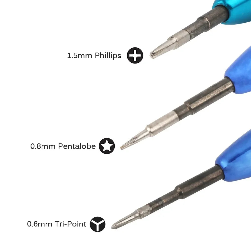 FATCOOL iPhone Screwdriver Kit – Phillips, Pentalobe & Y-Tip Precision Screwdriver Set Richie's