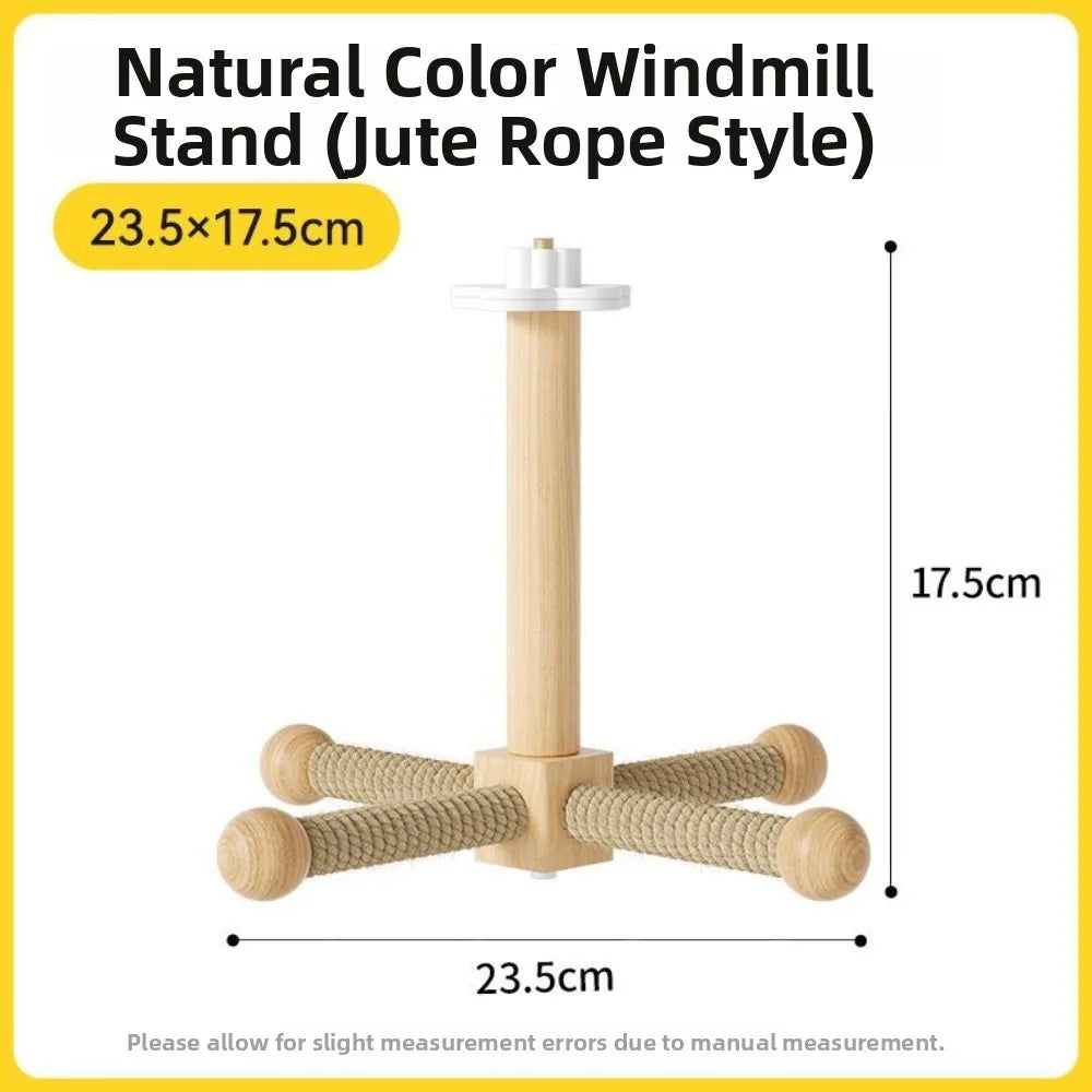 Wooden Bird Windmill Rotating Perch – Parrot Cage Toy Bird Cage Toy Richie's Wood