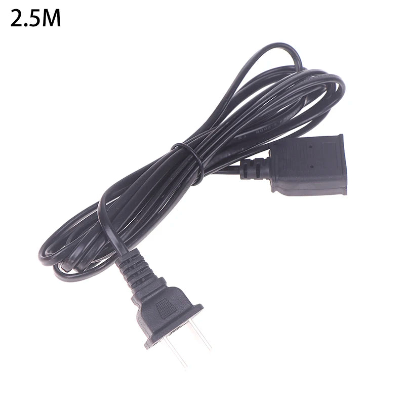 Power Extension Cord 2/3/5m with ON/OFF Switch – Two-Pin Power Extension Cord Richie's 2 Black