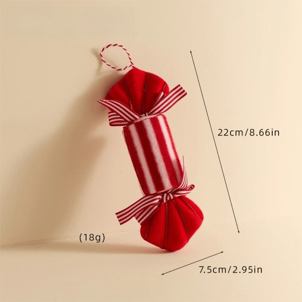 Candy Cane Christmas Ornaments – Striped Xmas Tree Pendants Christmas Ornaments Richie's 4