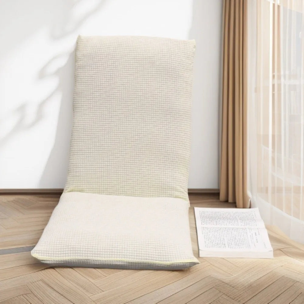 Stretch Tatami Chair Cover – Elastic Breathable Floor Seat Protector Chair Slipcover Richie's White