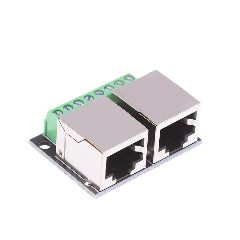 RJ45 Single & Double Female Adapter Board – 8P Network Adapter Network Adapter Board Richie's Dual port