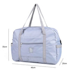 Foldable Waterproof Oxford Travel Bag – Large Capacity Unisex Foldable Travel Bag Richie's Light gray 2