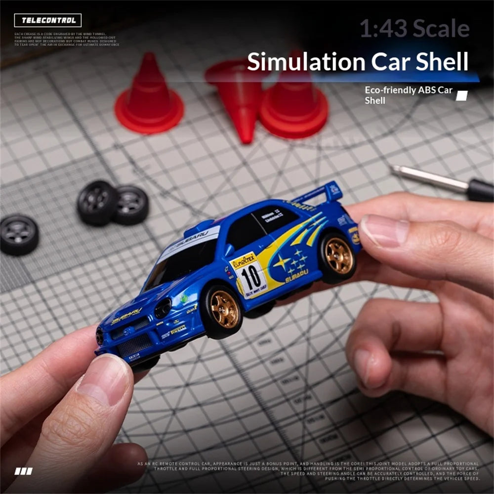 WHOOSH H1 H2 1/43 Scale Drift RC Car – Mazda & Subaru Licensed 4WD Drift RC Car Richie's