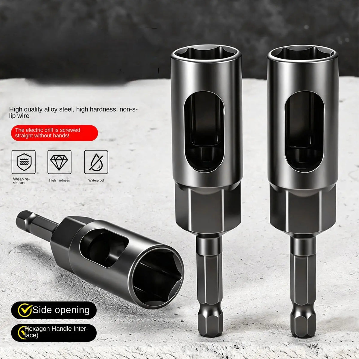 Open Hex Socket Wrench Adapter – Extended Alloy Driver Set Hex Socket Adapter Richie's