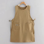 Waterproof Long Vest Apron with Pockets | Kitchen & Art Kitchen Apron Richie's