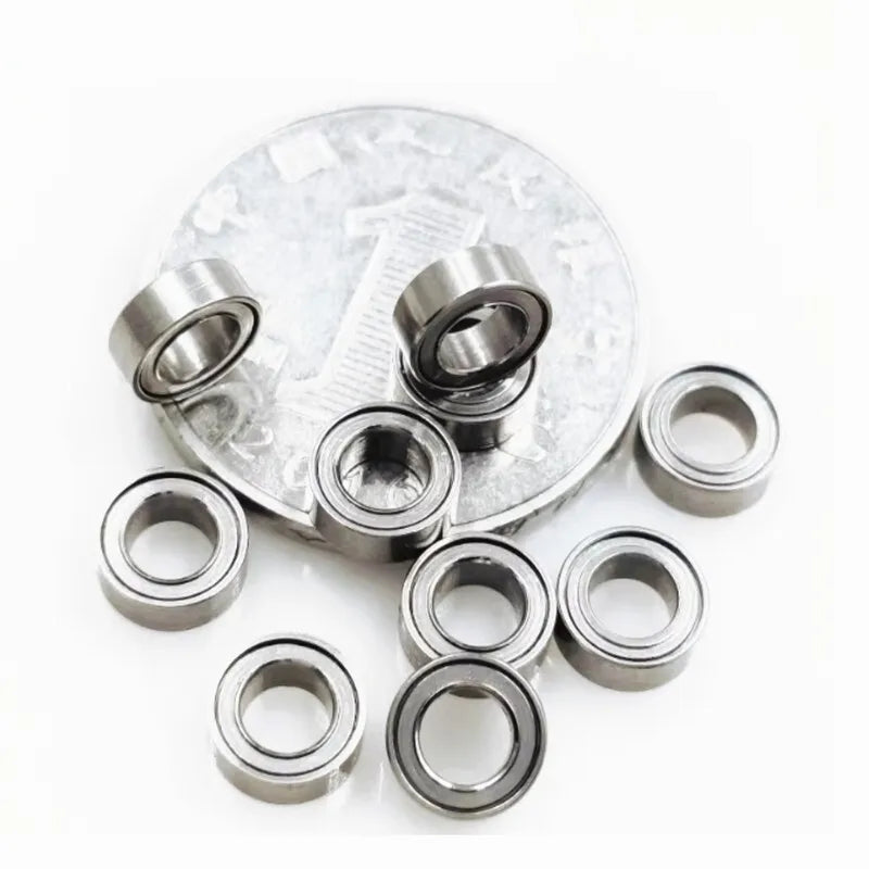 10pcs 681ZZ Miniature Ball Bearings 1.5x4x2mm ABEC-3 Metal Sealed Miniature Ball Bearings Richie's