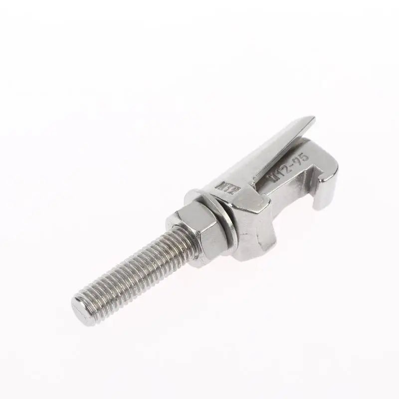 Stainless Steel Vacuum Clamp M8 M10 M12 ISO Double Claw Flange Vacuum Clamp Richie's M12 long