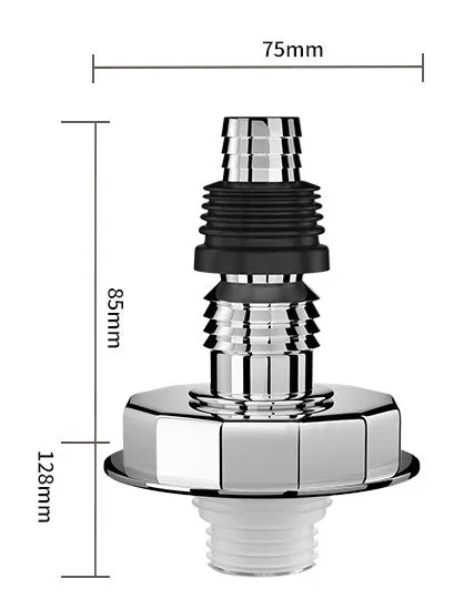Universal Washing Machine Floor Drain Adapter & Pipe Connector Drain Pipe Adapter Richie's straight