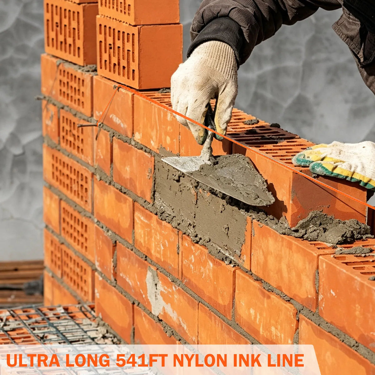 Heavy Duty Masonry Line Kit – 541FT Nylon Reel & Bubble Levels Masonry Line Kit Richie's