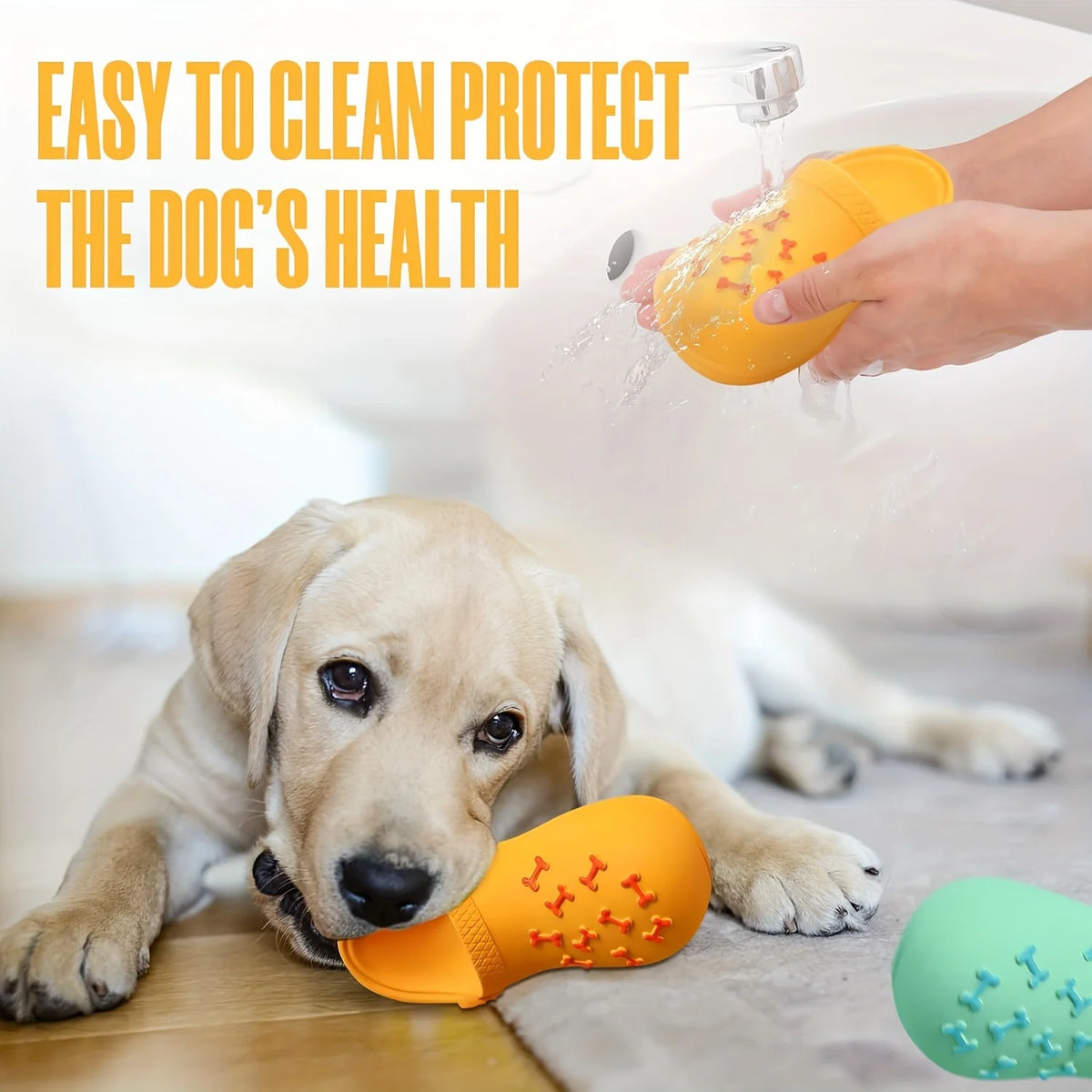 Squeaky Latex Dog Chew Toy – Fun Slipper Shape, All Breeds Dog Chew Toy Richie's