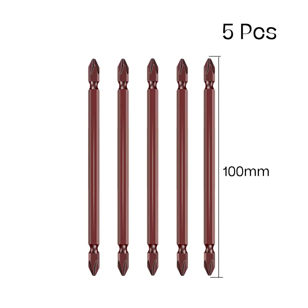 Binoax PH2 Magnetic Screwdriver Bits Set 5/10Pcs S2 Hex Shank Screwdriver Bit Set Richie's 5pcs 100mm