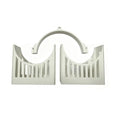 Fan Ice Pack Holder – Cold Air Ice Bottle Bracket for Floor Fans Fan Cooling Accessory Richie's White