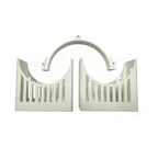 Fan Ice Pack Holder – Cold Air Ice Bottle Bracket for Floor Fans Fan Cooling Accessory Richie's White