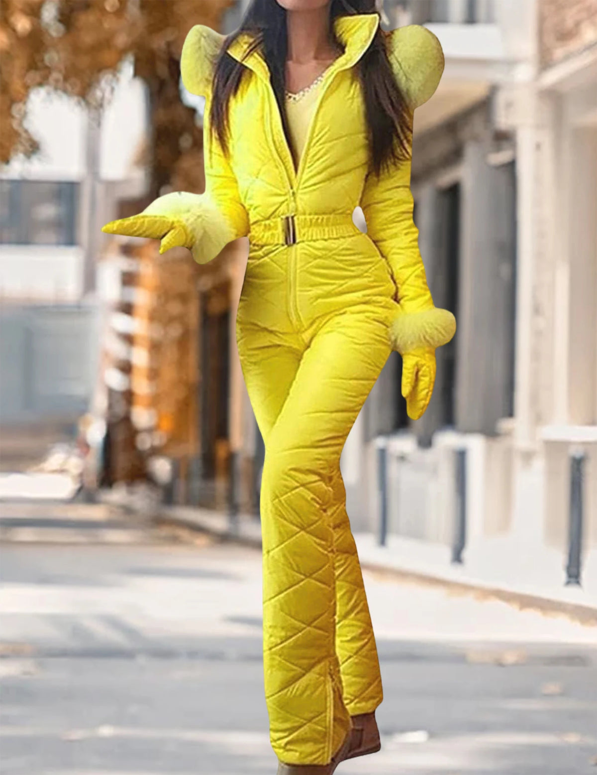 Women's Waterproof One-Piece Ski Jumpsuit | Insulated Snowsuit Women's Ski Jumpsuit Richie's