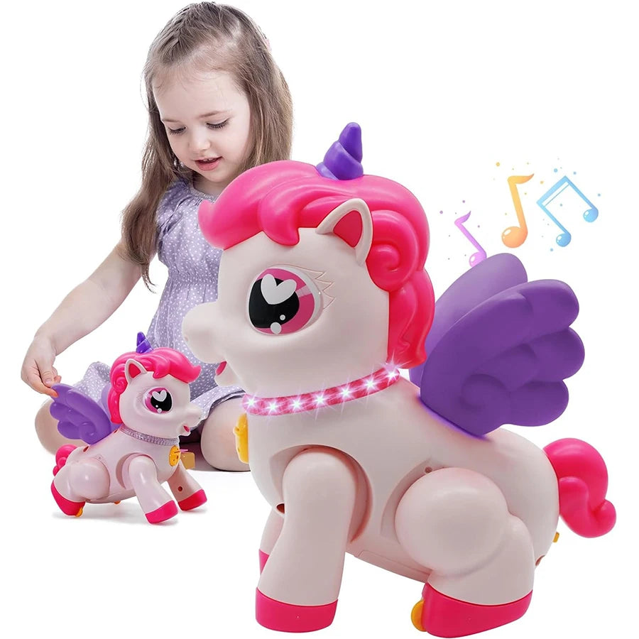 Unicorn Pegasus Toy with Lights & Music – Girls Fantasy Gift Kids Fantasy Toy Richie's